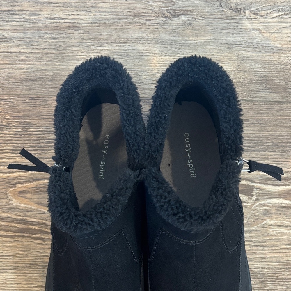 Easy Spirit Black Verry 2 Fur Lined Bootie Women's Size 10 - Picture 4 of 10